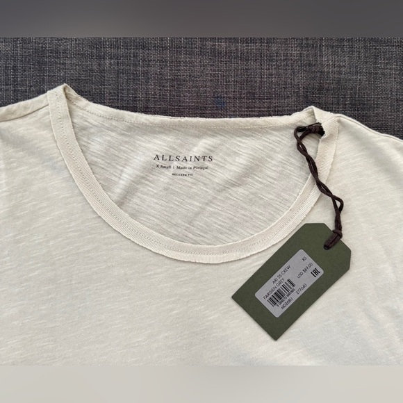 NEW Allsaints ARI T-Shirt XS Relaxed with tags all Saints - Picture 6 of 6